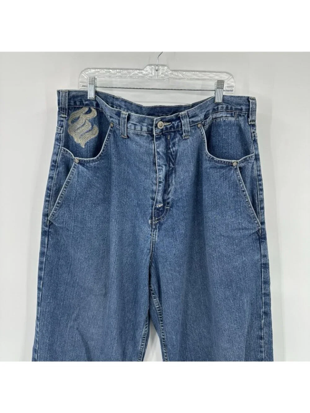 Y2K ROCAWEAR JEANS relaxed baggy denim 40 streetwear hip hop urban 90s retro